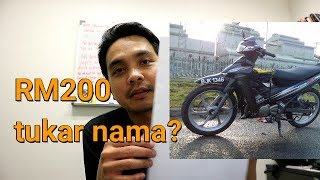 tukar nama geran motor atau kereta di JPJ [upl. by Daryle]