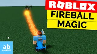 FIREBALL MAGIC  Scripting Tutorial Roblox [upl. by Olenta558]