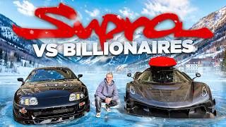 1000HP Supra terrorizing Billionaires Hypercarmeet in Switzerland [upl. by Ailecnarf]