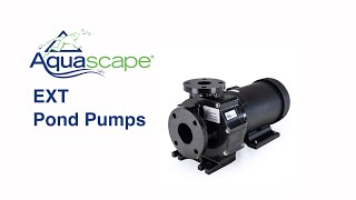 Aquascape EXT Pond Pumps [upl. by Salohcim]