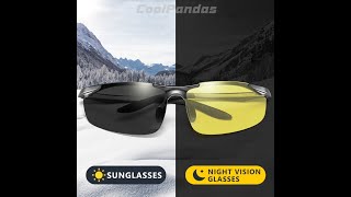 2019 Photochromic DayNight Vision Polarized Sunglasses Driving Glasses UV400 [upl. by Nivert]