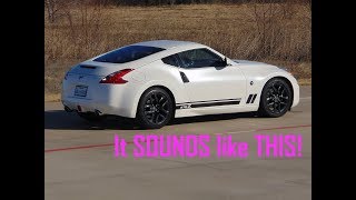 370Z  Stock Exhaust Sound [upl. by Naux]