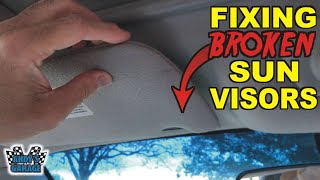 How To Fix A Broken Sun Visor In Your Vehicle Andy’s Garage Episode  189 [upl. by Einhpad703]