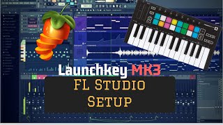 Novation Launchkey Mini MK3 FL Studio Setup Tutorial 2020 [upl. by Harrison]