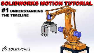 SOLIDWORKS Motion Tutorial Series 1  Understanding the Timeline [upl. by Ennaeilsel]