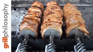 Greek homemade gyros  Grill philosophy [upl. by Aeneg]