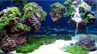 AQUASCAPE WATERFALL with LAVAROCK and MOSS [upl. by Oscar556]