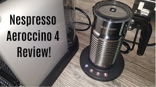 Nespresso Aeroccino 4 Milk Frother Review  Worth upgrading from the Aeroccino 3 [upl. by Esila539]