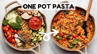 One Pot Pasta Recipe  EASY  Cozy [upl. by Aneerol961]