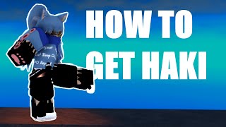 GPO HOW TO GET HAKI BUSO [upl. by Justinn]