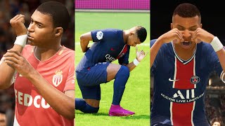 KYLIAN MBAPPE IN EVERY FIFA 1624 [upl. by Eenalem438]