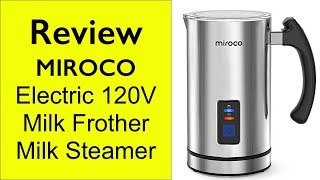 Review Miroco Milk Frother  How to make froth milk at home [upl. by Nalani]