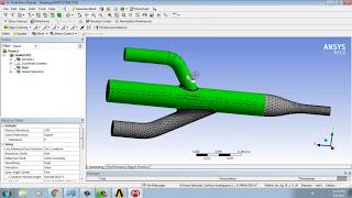 Ansys Tutorial  Fluid Flow AnalysisCFD [upl. by Ahsein]