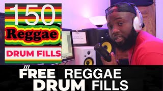 FREE DOWNLOAD 150 REGGAE DRUM FILLS – REGGAE SAMPLE ORIGINAL ACOUSTIC AUTHENTIC ICONIC DRUMS ROLLS [upl. by Pachston]