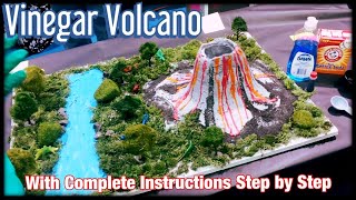 Volcano Eruption Project  Fun Science Fair Project by Vanessa [upl. by Dnomed483]