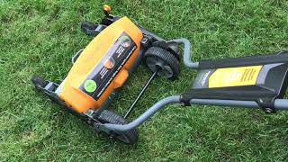 Fiskars StaySharp Max Reel Mower Review [upl. by Arratal6]