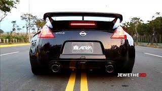 EPIC SOUNDING Nissan 370Z w ARMYTRIX Supersport Exhaust REVS Accelerations amp More [upl. by Ecaroh]