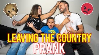 Leaving The Country Prank My Boyfriend CRIED  The Royalty Family [upl. by Lain]