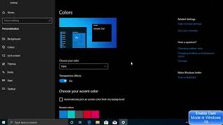 How to Enable Dark Mode in Windows 10 Officially [upl. by Landry351]