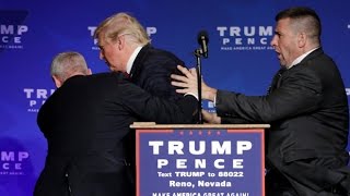 Donald Trump rushed off stage during rally in Nevada [upl. by Bethesde]