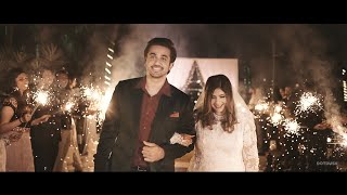 Nikhil amp Shanice Christian Wedding Movie trailer [upl. by Annaili213]