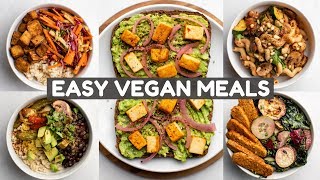 5 Meals I Eat Every Week Vegan [upl. by Nosnorb]