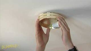 How to Replace Ceiling Light Fixtures For Dummies [upl. by Oramug]