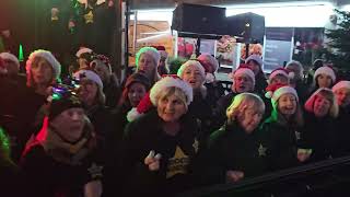 WHAT CHRISTMAS MEANS TO ME Rock Choir at Birkdale Lights Switch On 1st December 2024 [upl. by Yeblehs982]