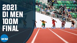 Mens 100m  2021 NCAA track and field championship [upl. by Acirfa]