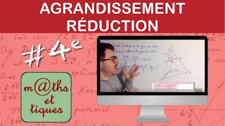 Calculer un volume par agrandissement ou réduction  Quatrième [upl. by Chico]