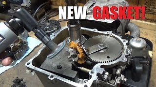 Sump Gasket Replacement  15hp Briggs amp Stratton [upl. by Kalli]