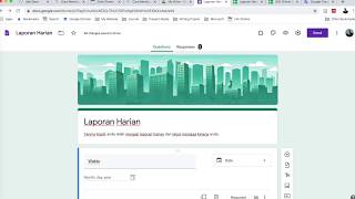 Aplikasi Laporan Kinerja Harian dengan Google Form [upl. by Hidie828]