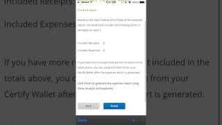 Certify Mobile Auto Expense Report Wizard [upl. by Aronek81]