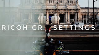 RICOH GR POSITIVE FILM SETTINGS [upl. by Dickie632]