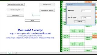 ExcelVBA Mots de passe avec Excel [upl. by Kuebbing]