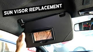 HOW TO REPLACE SUN VISOR SUN VISOR REMOVAL [upl. by Derrek]