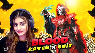 Blood Raven XSuit Most Expensive Suit In PUBG Mobile  50000 UC payalgaming [upl. by Hooke]