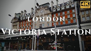 London Victoria Station Walk Through England 4K [upl. by Reviere]