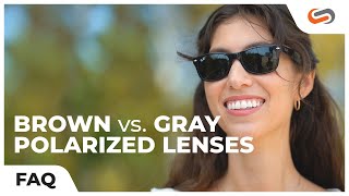 Brown VS Gray Polarized Lenses for Your Sunglasses  SportRx [upl. by Nnayllas]