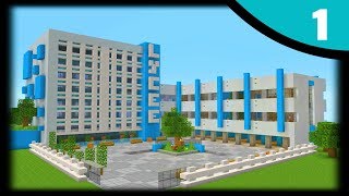 TUTO LYCEE MODERNE  MINECRAFT 1 [upl. by Akinohs]