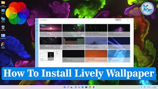 How To Download And Install Lively Wallpaper For Windows 1110 Add Animated Wallpaper in Windows 11 [upl. by Xuerd79]