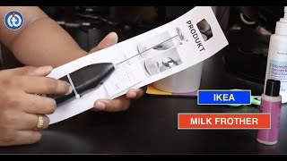 IKEA MILK FROTHER Review amp Battery Installation [upl. by Aretahs]