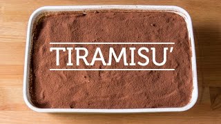 Italian TIRAMISU  Original Italian recipe 2min [upl. by Halima446]