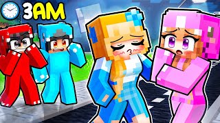 Crystal is SLEEPWALKING At 3AM In Minecraft [upl. by Ygief]