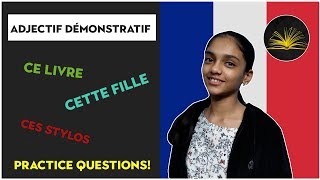 Learn French  Adjectif Démonstratif [upl. by Amby218]