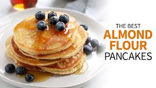 Almond Flour Pancakes  Glutenfree Paleo Grainfree Pancakes [upl. by Siryt]