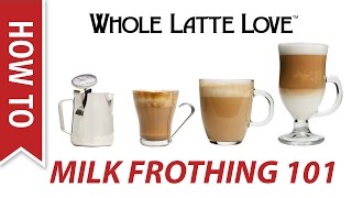 Milk Frothing for Beginners [upl. by Herbert]