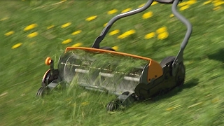 Fiskars StaySharp™ Max Reel Mower [upl. by Ainalem]