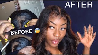 How to FIX a balding frontal Closure Part 2 [upl. by Hareenum]