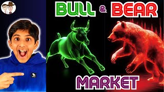 What are a Bull amp Bear Market A Simple Explanation for Kids and Beginners [upl. by Mastic]